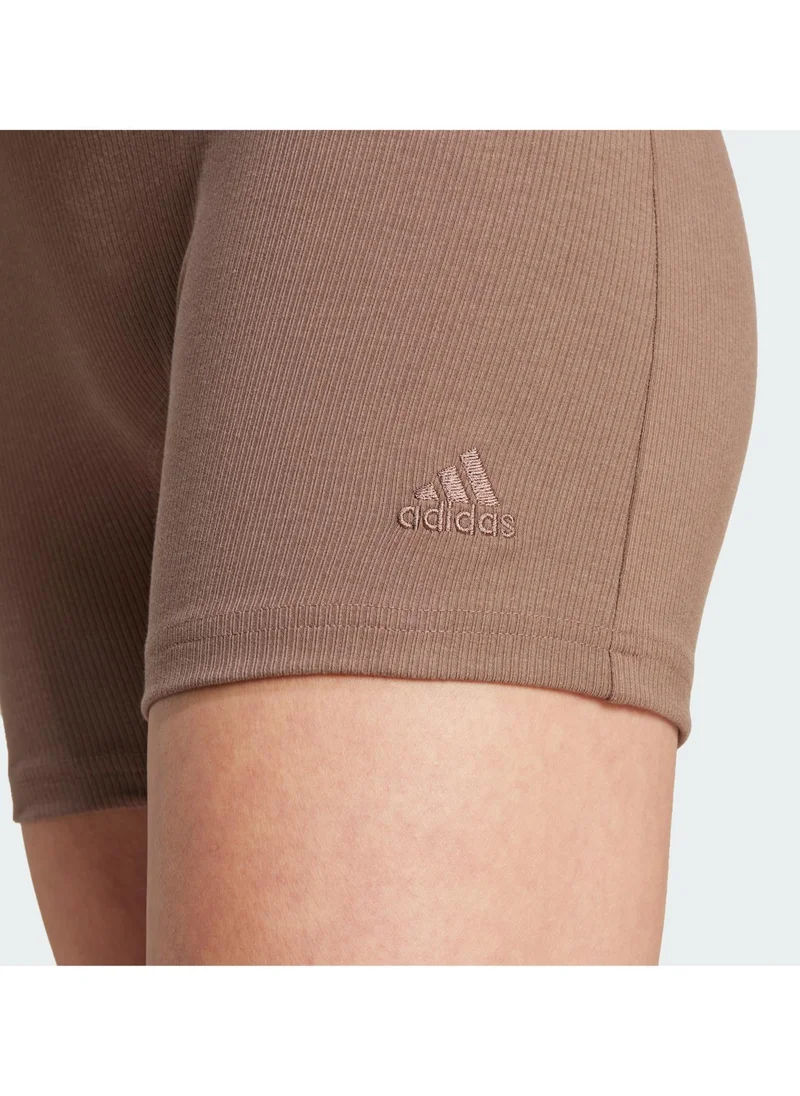 Adidas Lounge High Waisted Bike Shorts