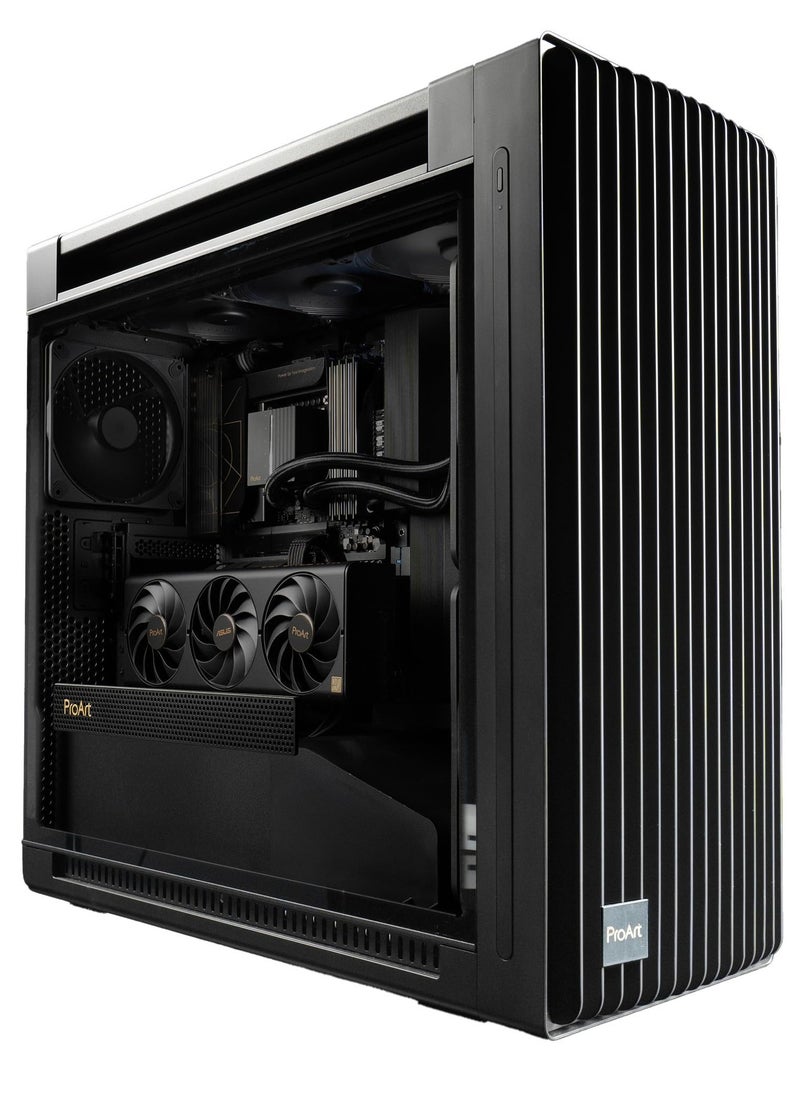 NANOTECH ProArt Workstation - AMD Ryzen 7 7800X3D, DDR5 32GB (2*16) Ram, Nvidia GeForce RTX 5060 Ti 16GB GDDR7 Graphics Card, 2TB NVMe M.2 PCIe Gen 4.0*4 SSD + 10TB HDD, 3 Fan AIO Liquid Cooler, 850W Power Supply, Windows 11 Pro | Wi-Fi + BT  - Image 2