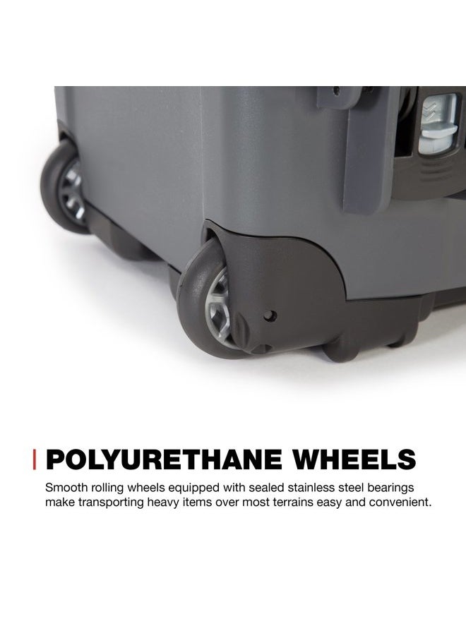 Nanuk - Wheeled Series 935 Lightweight NK-7 Resin Waterproof Protective Case and Foam Insert - Graphite - Image 1