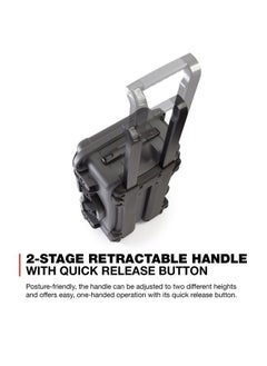 Nanuk Wheeled Series 935 Lightweight NK-7 Resin Waterproof Protective Case and Foam Insert - Graphite  - Image 2