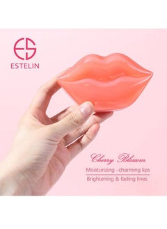 ESTELIN Cherry Blossom Pink Hydrogel Lip Mask Moisturizing Charming Lips Brightening & fading Lines 60g  - Image 3