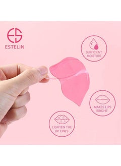 ESTELIN Cherry Blossom Pink Hydrogel Lip Mask Moisturizing Charming Lips Brightening & fading Lines 60g  - Image 5