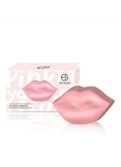 ESTELIN Cherry Blossom Pink Hydrogel Lip Mask Moisturizing Charming Lips Brightening & fading Lines 60g  - Image 1