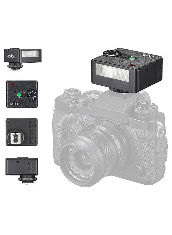 Godox Godox iM30 Camera Flash Mini Flash Speedlite GN15 with 13 Levels ...