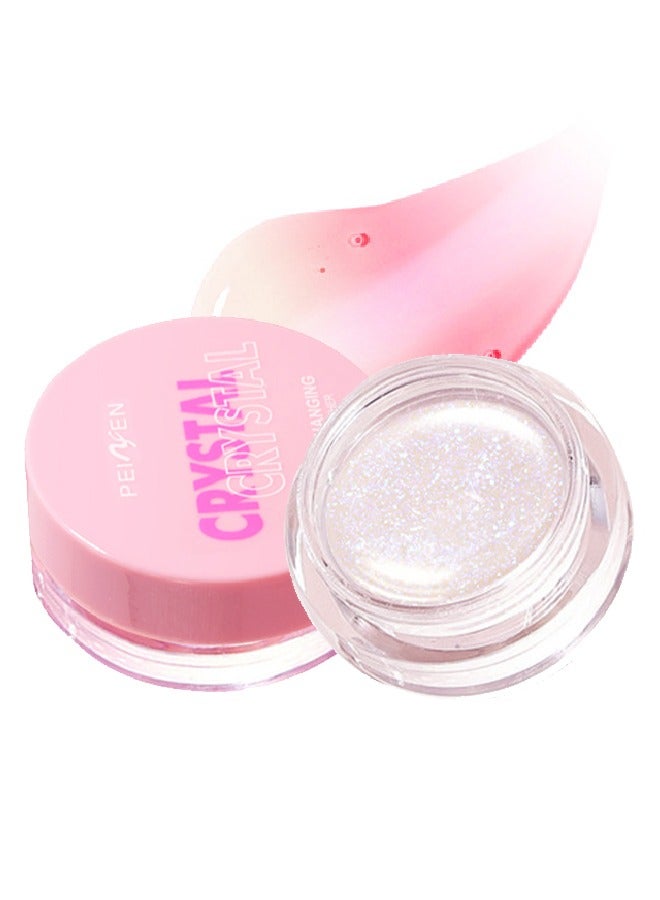 كريستال تغيير لون أحمر الخدود الخد والشفاه تغيير لون جل أحمر الخدود ، ترطيب وطويلة الأمد ، طبيعي وفلاش كريمي ، تغيير لون درجة الحرارة - Image 1