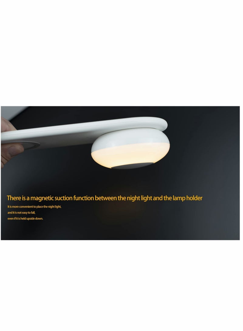 SYOSI Detachable Bedside Lamp with Wireless Charging, Magnetic Touch Stepless Dimming, for Reading, College Dorm, Bedroom, Living Room, Nightstands, Office - Image 4