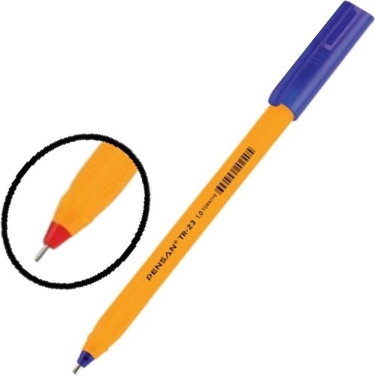 Pensan Ballpoint Pen Tr 23 Triangular Body 1.00 mm Nib 1 Piece Ballpoint Pen 1 Piece