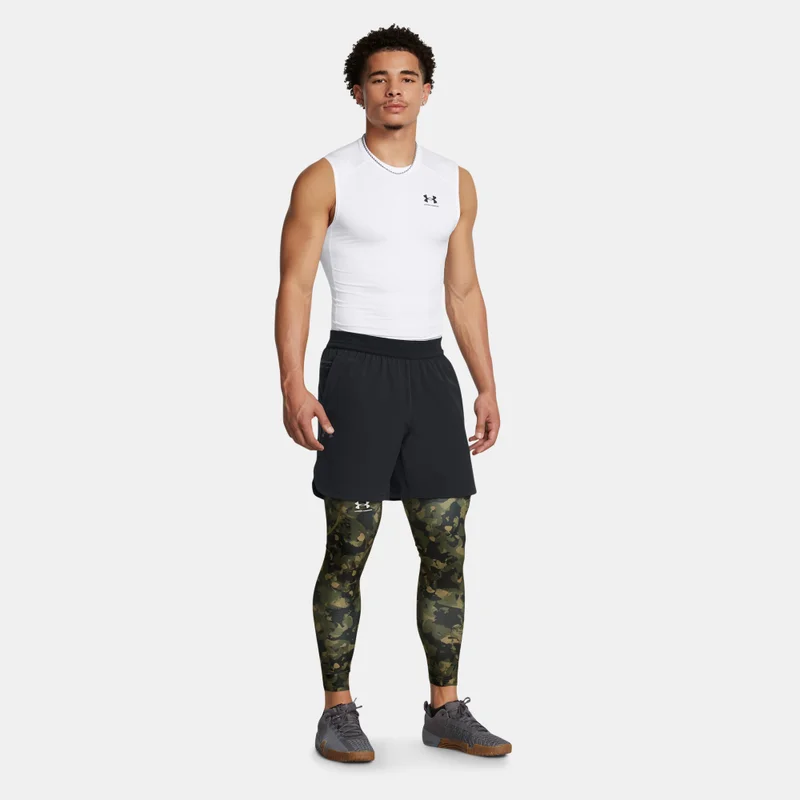 UNDER ARMOUR Men's HeatGear Printed Leggings