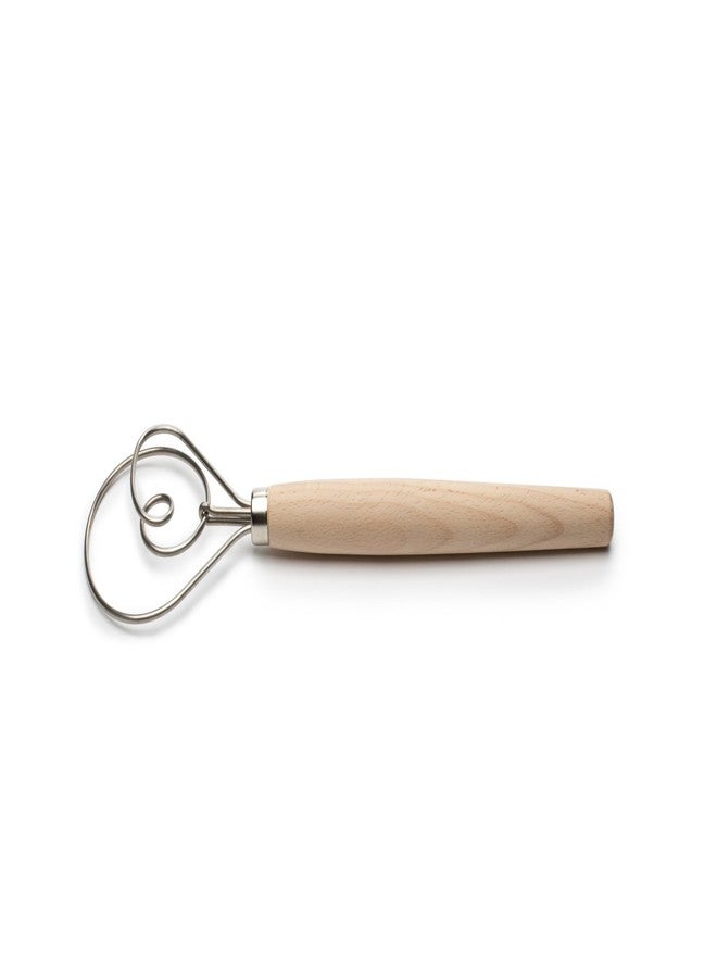 Fox Run Danish Dough Whisk, Stainless Steel/Wood 0.75 x 3.25 x 12.25 inches - Image 3