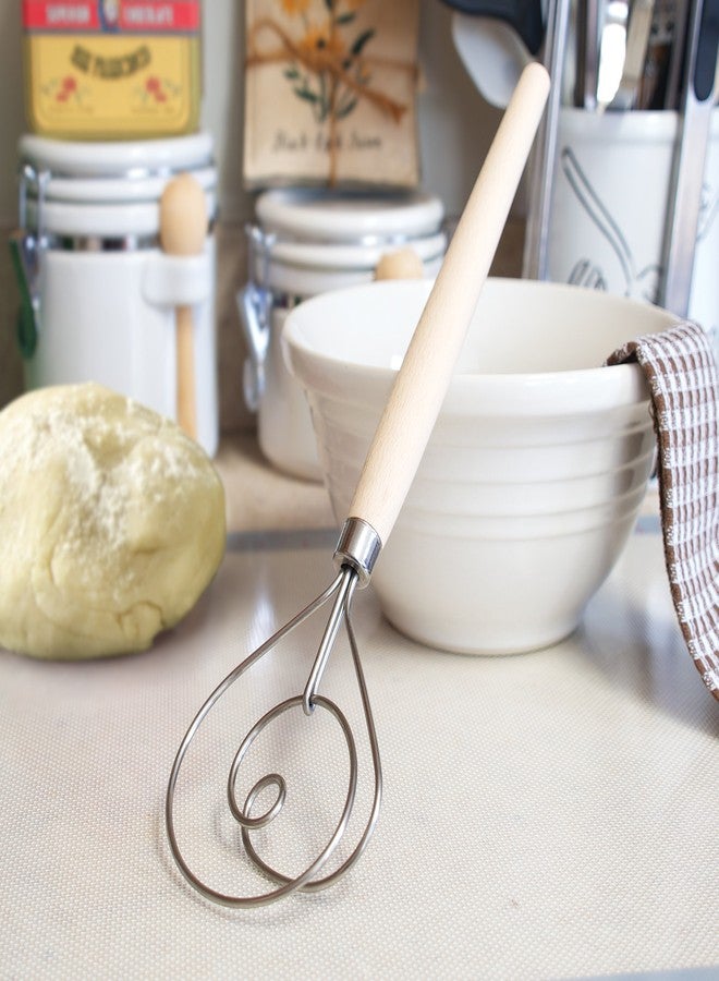 Fox Run Danish Dough Whisk, Stainless Steel/Wood 0.75 x 3.25 x 12.25 inches - Image 5
