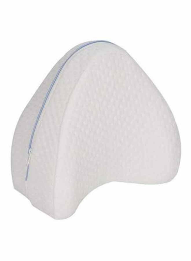 Zipper Closure Maternity Leg Pillow Foam White/Blue 70 x 132cm