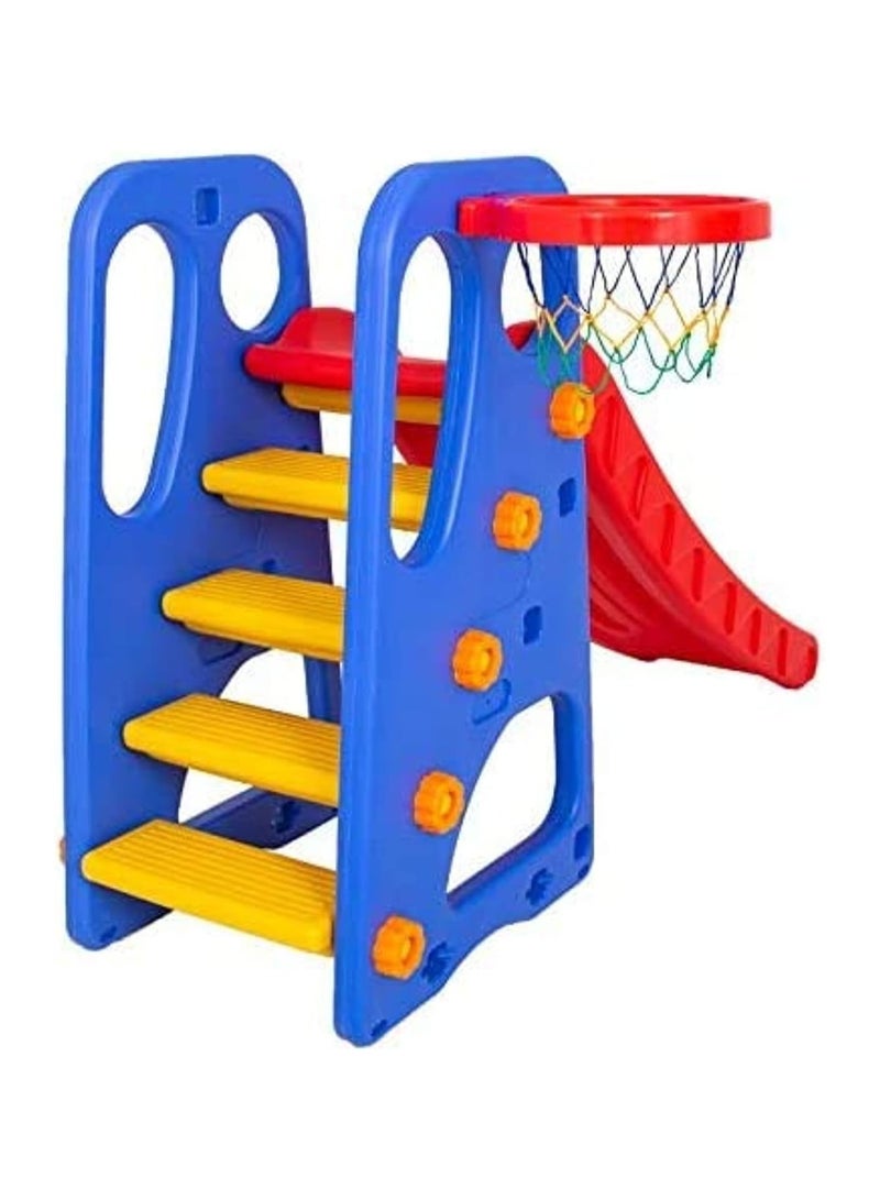 Gold Land Toys Kids Slide and Basket Ball Game Set 158 * 84 * 103cm  - Image 5
