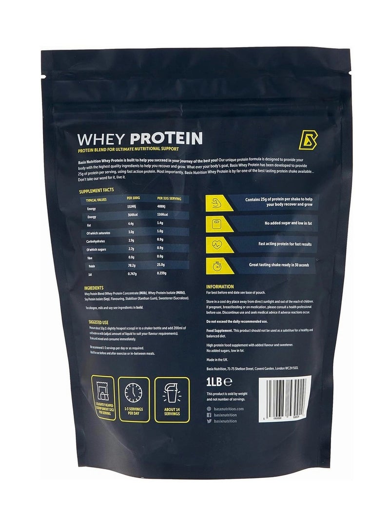 Basix Whey Protein 454g Vanilla Whip - Image 2