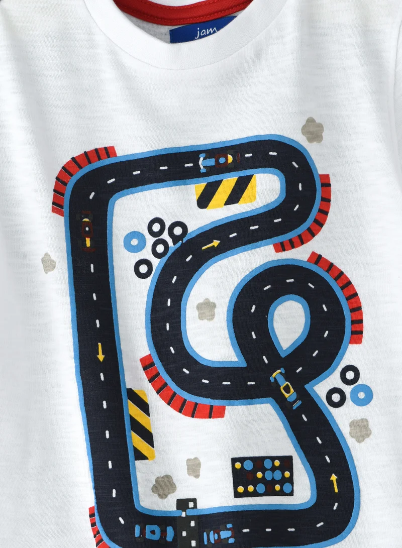 جام Playful Prints & Comfy Cotton: Boys' Short-Sleeve Tees for Spring & Summer