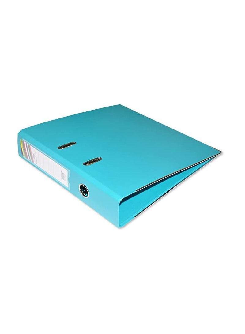 FIS Pack of 24 Pieces PP Lever Arch Box File Blue - Image 1