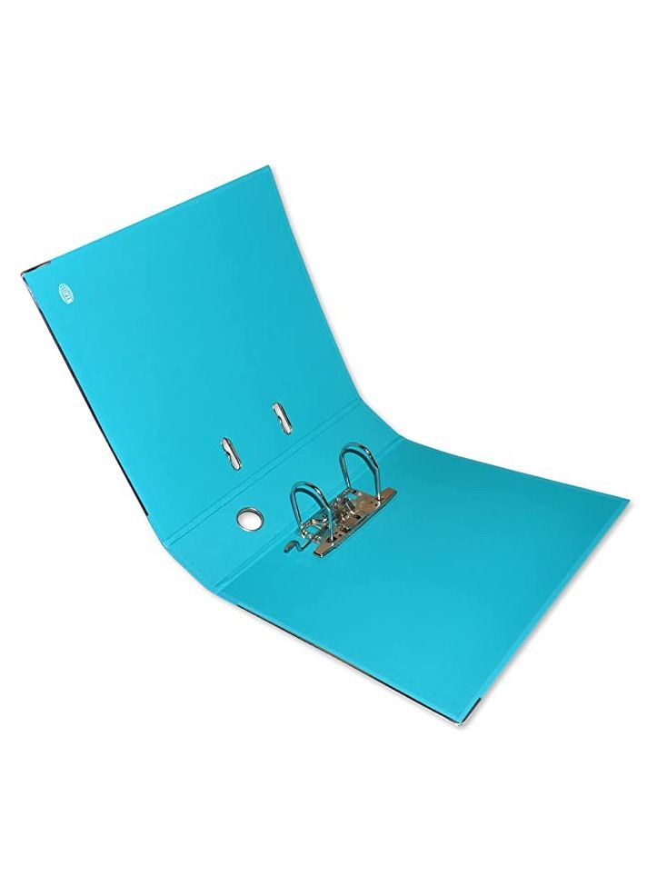 FIS Pack of 24 Pieces PP Lever Arch Box File Blue - Image 2