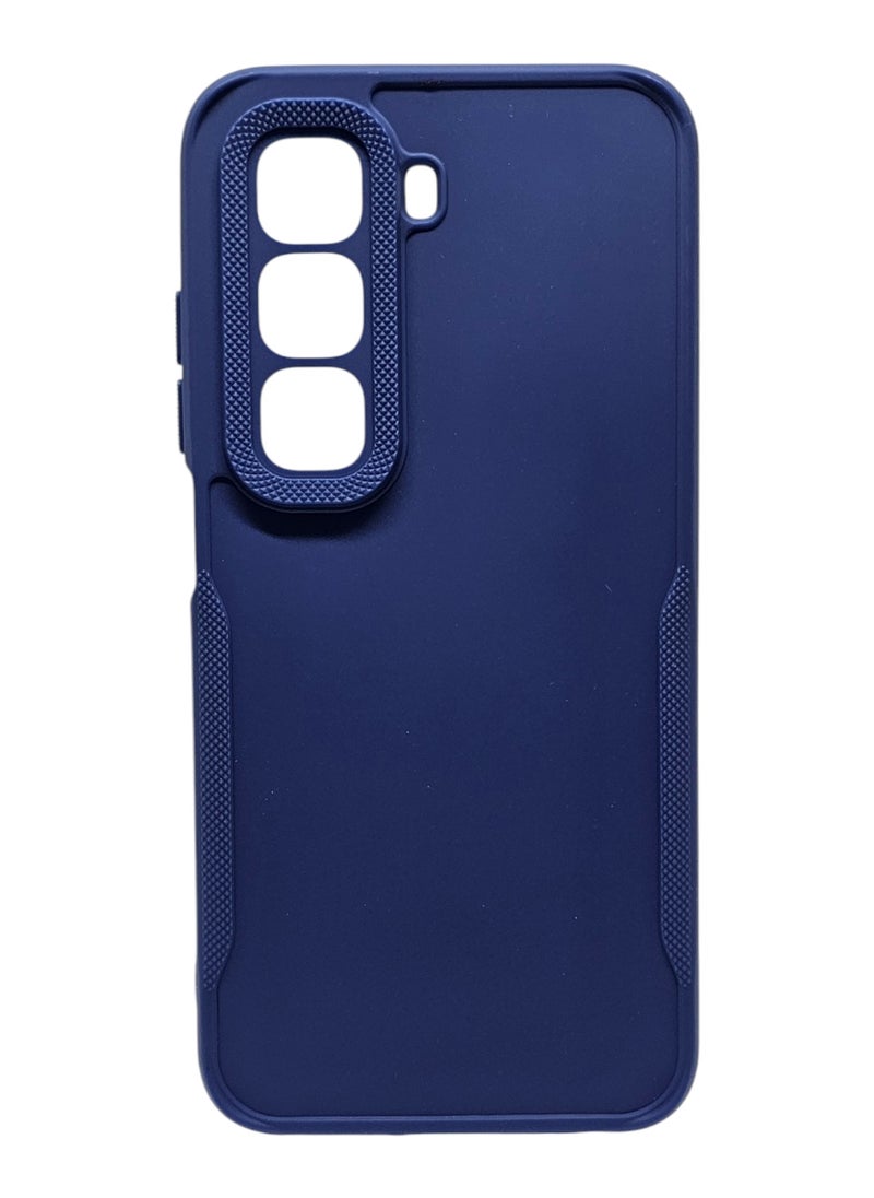 Generic Silicone Back Cover For Infinix Hot 50 - Blue  - Image 1
