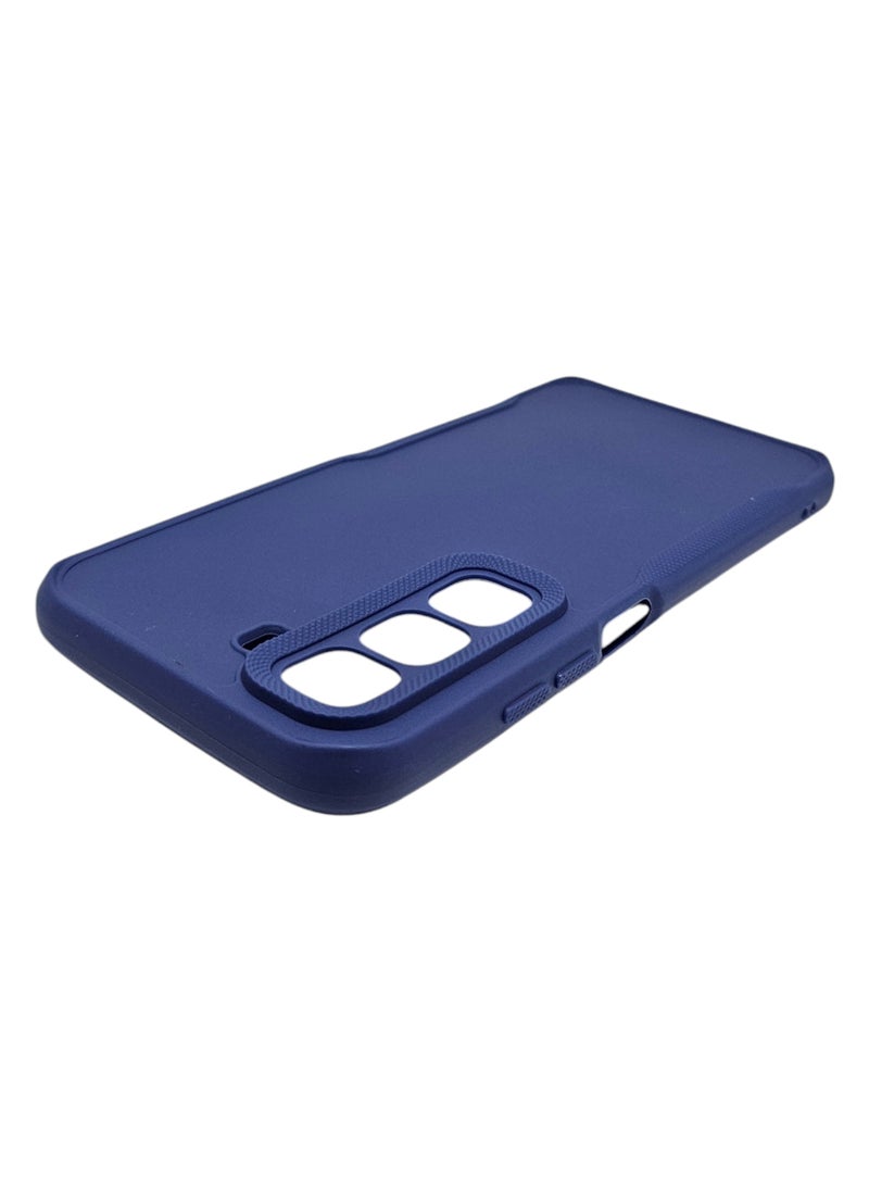 Generic Silicone Back Cover For Infinix Hot 50 - Blue  - Image 3