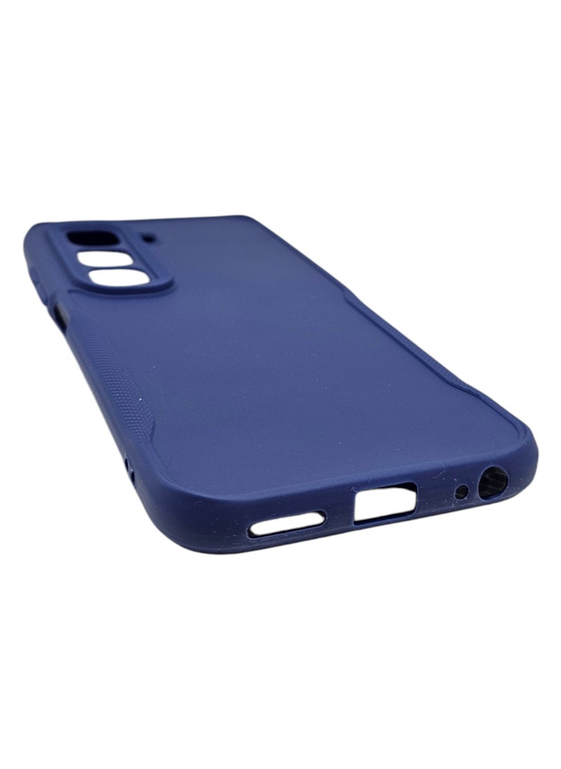 Generic Silicone Back Cover For Infinix Hot 50 - Blue  - Image 4