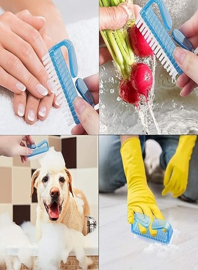 Gonegal Nail Cleaning Brush, Fingernail Brush with Plastic Handle Nail Scrubber for Cleaning Toenails - Easy to Use Nail Scrub Brush - Nail Cleaner Brushes (Pack of-3) - Image 4