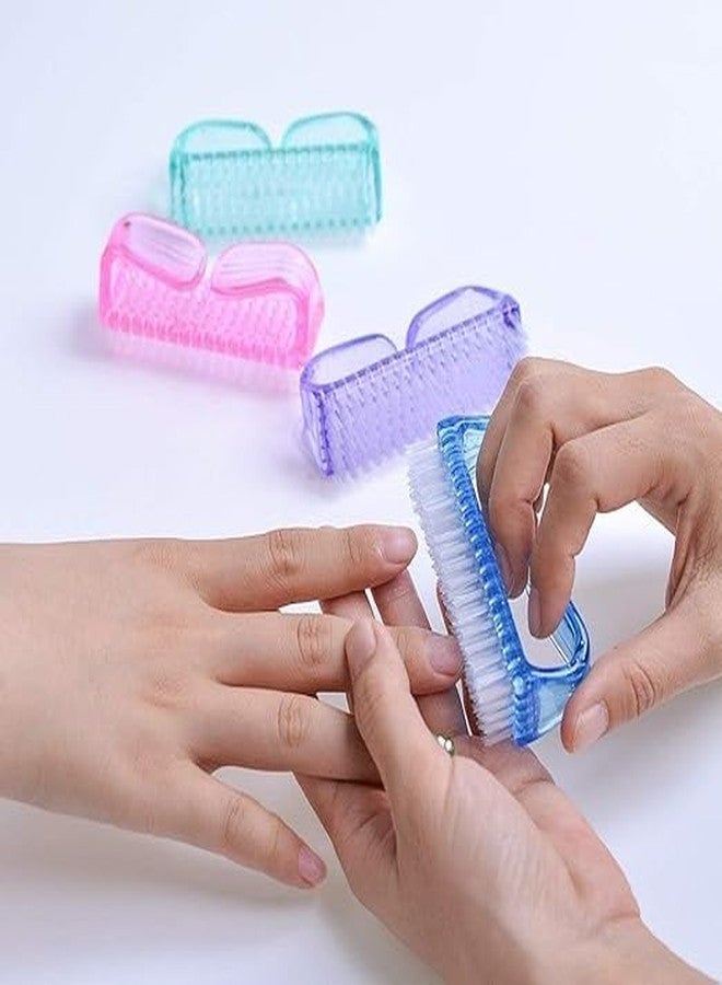 Gonegal Nail Cleaning Brush, Fingernail Brush with Plastic Handle Nail Scrubber for Cleaning Toenails - Easy to Use Nail Scrub Brush - Nail Cleaner Brushes (Pack of-3) - Image 3