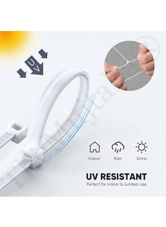 TheMujtaba TheMujtaba Large Zip Ties Heavy Duty Outdoor 16 inch 100 Pack Heavy Duty Zip TiesTensile Strength Outdoor UV ResistantAwnings Tying Branches Bundling of Crops Fixed Water Pipes  - Image 2