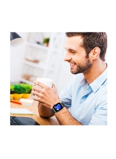 RiZOW RiZOW Milanese Metal Stainless Steel Mesh Loop Replacement Band Magnetic Clasp Compatible With Apple iWatch Band 7/6/5/4/3/2/1/SE 38mm/40mm/41mm, Black  - Image 5
