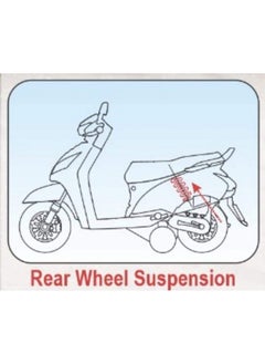 Centy CENTY Toys Bestiva Grey Colour Scooty Toy - Pull Back Action- Rear Wheel Suspension Moves - Seat Opens - Pull Back Action That Can Change To Free Wheel, 3-12 years  - Image 2