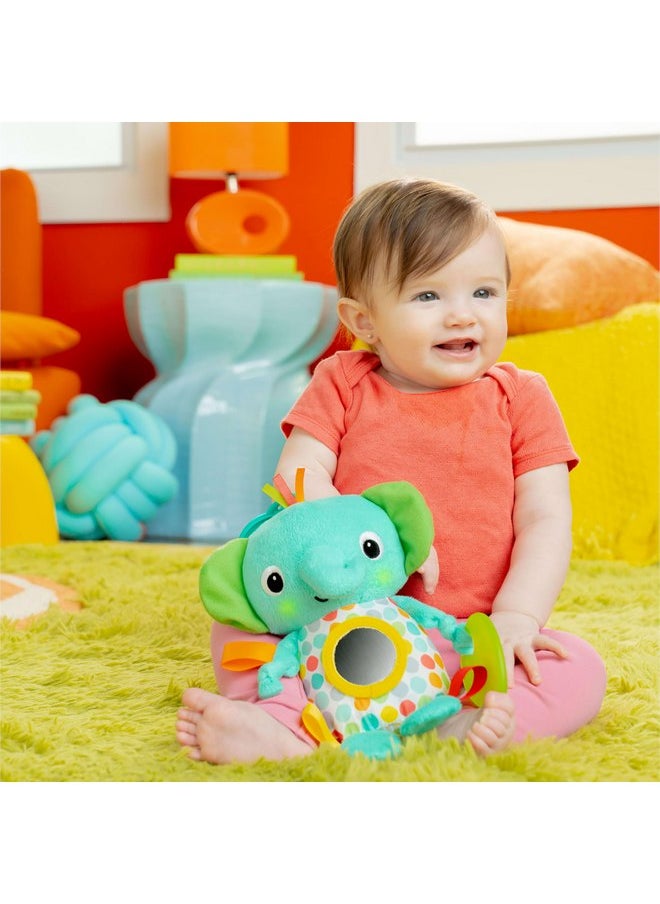 برايت ستارتس لعبة موسيقية مضيئة من Bright Starts Huggin' Lights لعربة الأطفال وأثناء التنقل - على شكل فيل - للجنسين، حديثي الولادة +  - Image 4