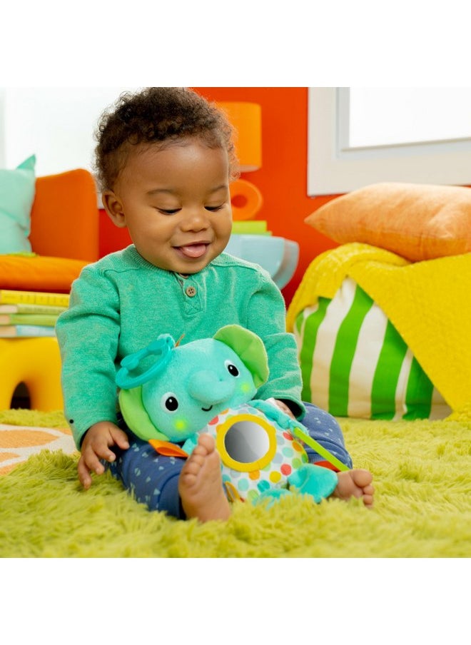 برايت ستارتس لعبة موسيقية مضيئة من Bright Starts Huggin' Lights لعربة الأطفال وأثناء التنقل - على شكل فيل - للجنسين، حديثي الولادة +  - Image 5
