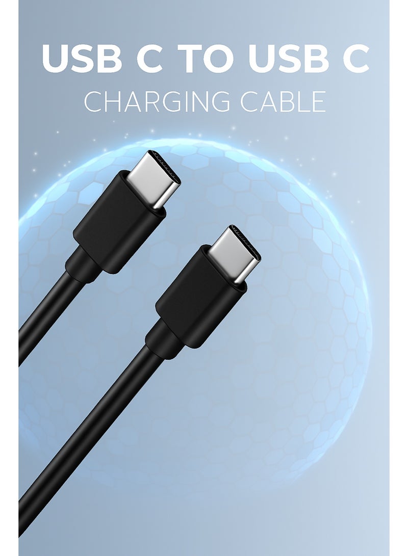 شاحن 3 في 1 بمنفذي USB-C PD وUSB-A لشحن سريع. صغير الحجم، جاهز للسفر، ومثالي لجميع أجهزتك. - Image 2