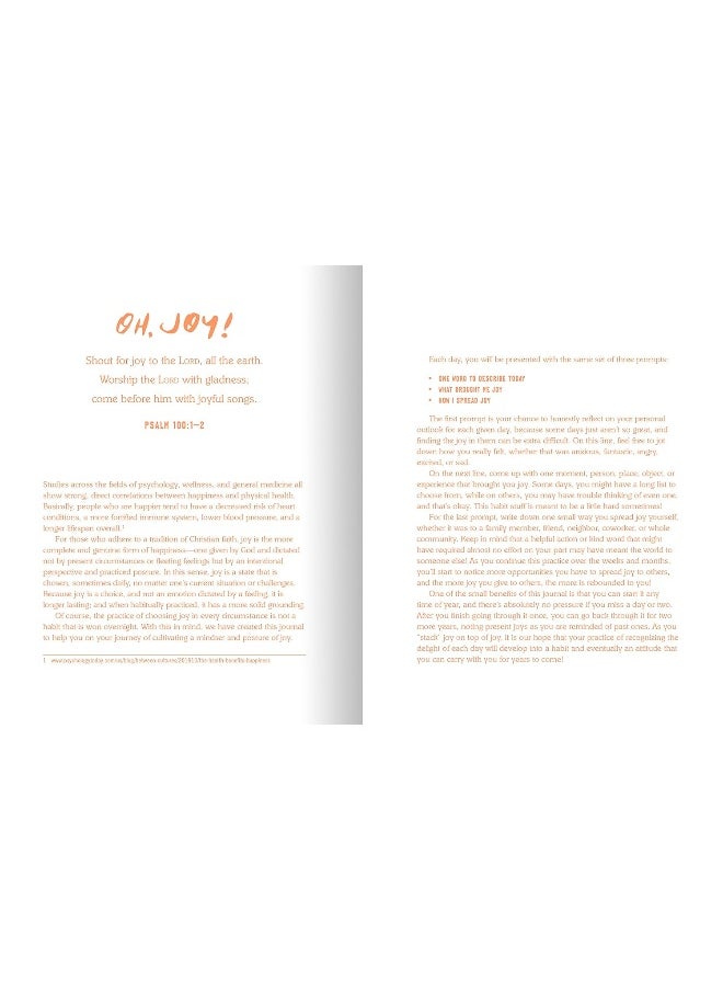 The 3-Minute Journal of Joy: A Three-Year Record of Each Day's Memorable Moments  - Image 2