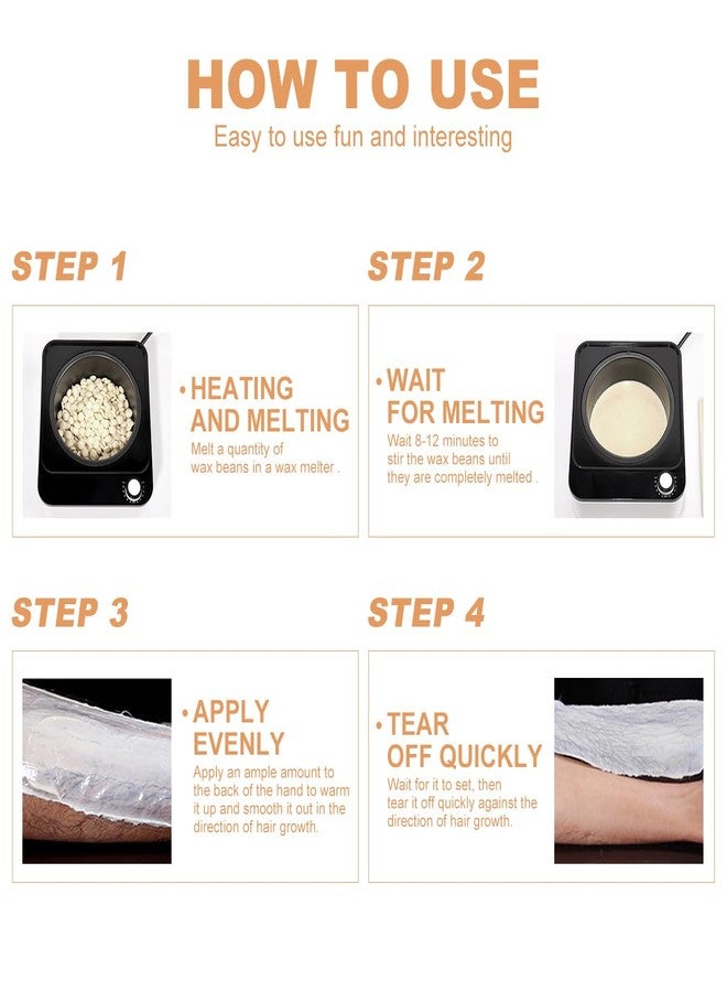 YOUNG VISION Wax Beads for Hair Removal, Hard Waxing Beans for Sensitive Skin Women, Face, Brazilian, Bikini, Body, Soft and Painless Waxing Pearls, 10 Packs Multi Color - 1000g (2.2 lbs) - Image 5