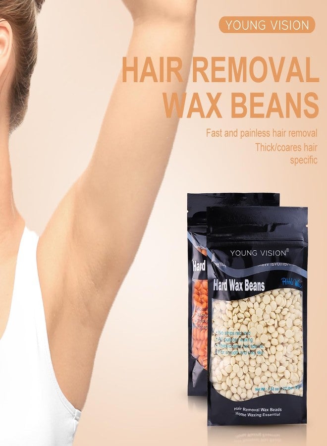 YOUNG VISION Wax Beads for Hair Removal, Hard Waxing Beans for Sensitive Skin Women, Face, Brazilian, Bikini, Body, Soft and Painless Waxing Pearls, 10 Packs Multi Color - 1000g (2.2 lbs) - Image 2