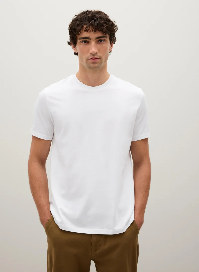Ovs OVS White Pure Cotton T-Shirt