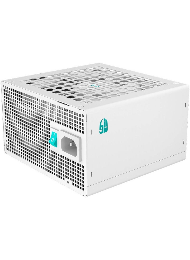 ديب كول DeepCool PQ850G مزود طاقة 850 واط معياري بالكامل 80 بلس ذهبي ATX12V V3.1، أبيض - Image 3