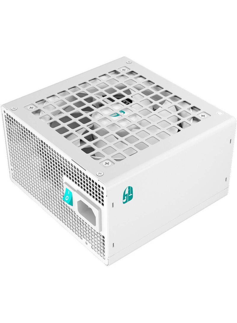 ديب كول DeepCool PQ850G مزود طاقة 850 واط معياري بالكامل 80 بلس ذهبي ATX12V V3.1، أبيض - Image 4
