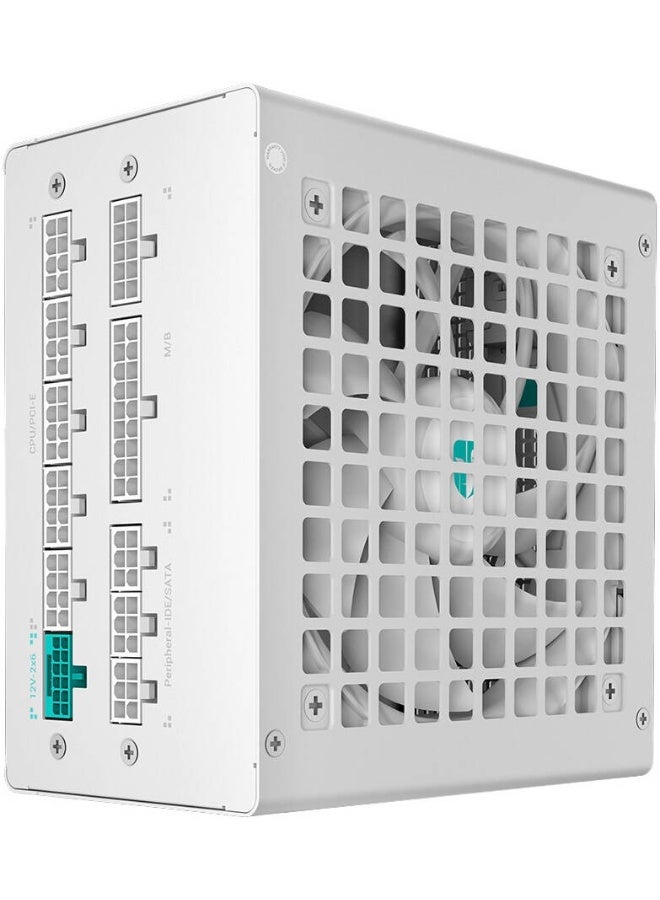 ديب كول DeepCool PQ850G مزود طاقة 850 واط معياري بالكامل 80 بلس ذهبي ATX12V V3.1، أبيض - Image 5