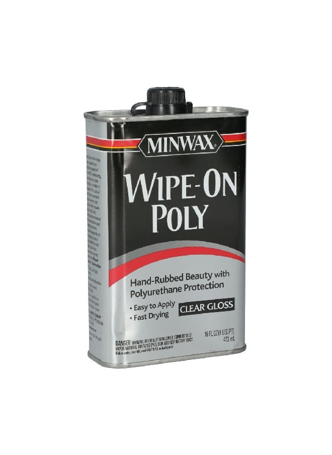 Minwax - Fast Drying Wipe On Poly Clear Gloss 16 fl oz 40900000 - Image 1