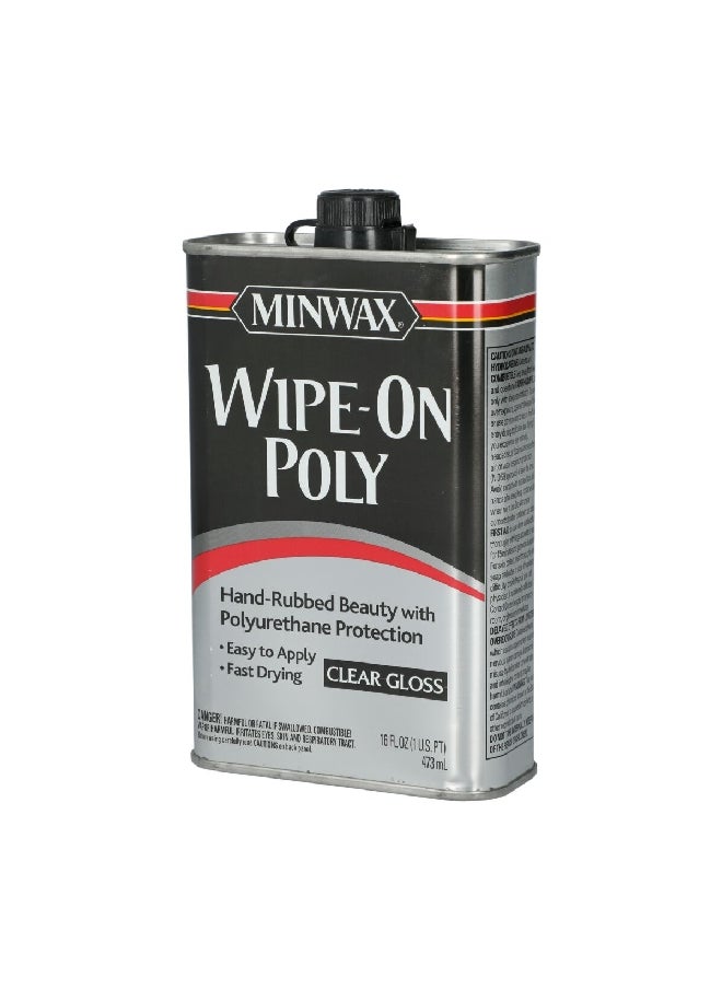 Minwax - Fast Drying Wipe On Poly Clear Gloss 16 fl oz 40900000 - Image 1