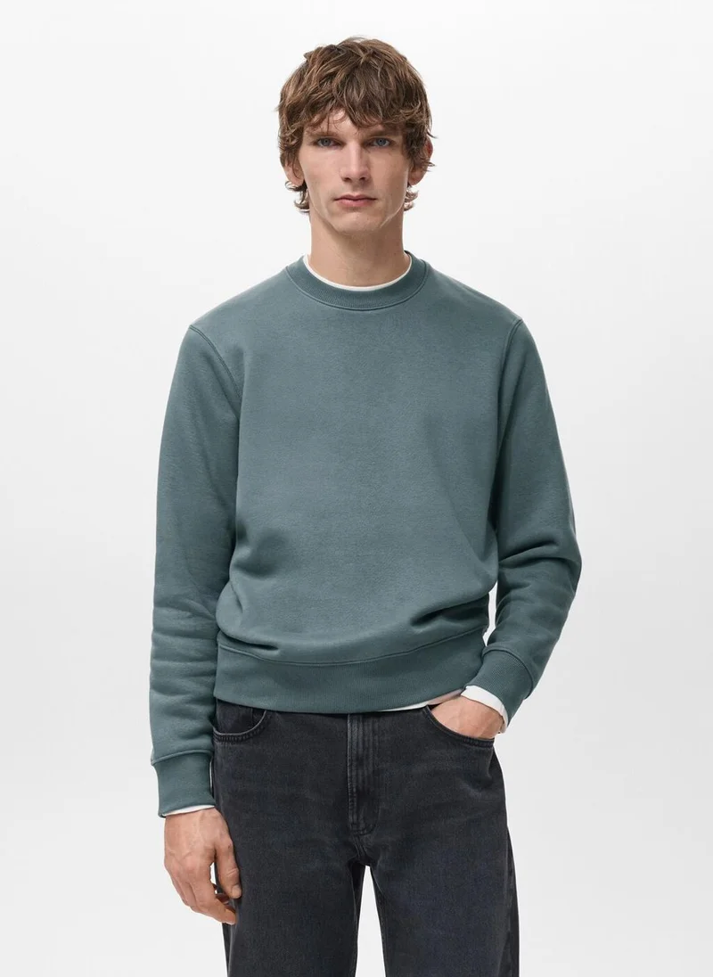 Regular-fit cotton sweatshirt