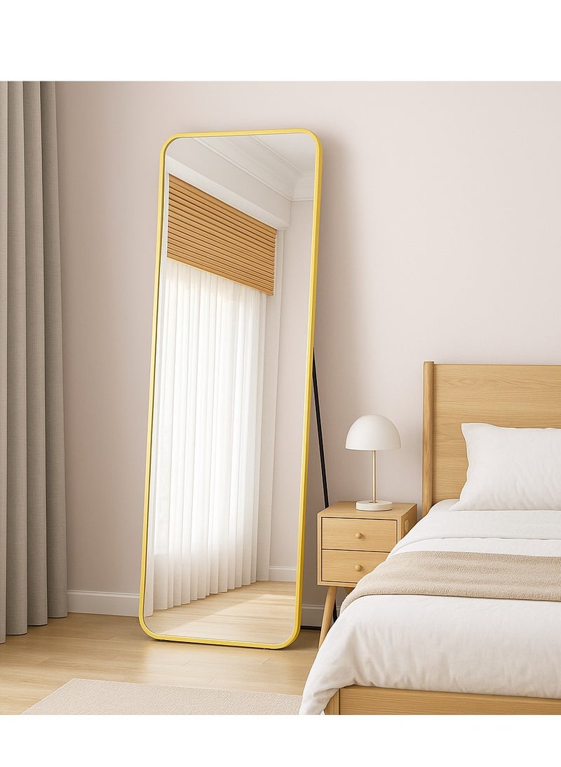 Bluejw 165*60 cm/155*45 cm Full Length Mirror Standing Arched Large Standing Dressing Mirror Hanging Leaning Against Floor Mirrors Wall Mounted Mirror With Stand For Bedroom Locker Room Living Room - Image 5