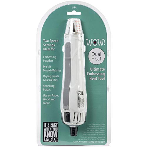 MSB Embossing Starter Kit: Wow Heat Tool Machine, Emboss It Pen, Wow Gold, Silver, Platinum and Copper Powder Set - Image 2