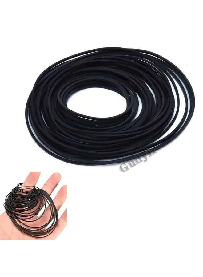 30PCS 40 135mm Rubber Belts For Power Transmission Pulley And Cassette Tape Machine - Image 1