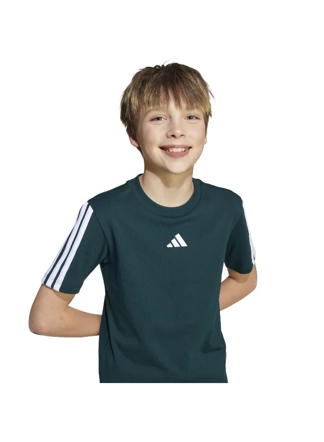 Adidas J 3S Tee 160 Green T-Shirt (Short Sleeve) T-Shirts For Kids