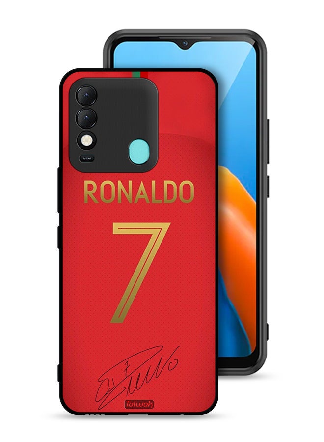 Tolwak Tecno Spark 8 Protective Case Cover Ronaldo 7 - Image 1