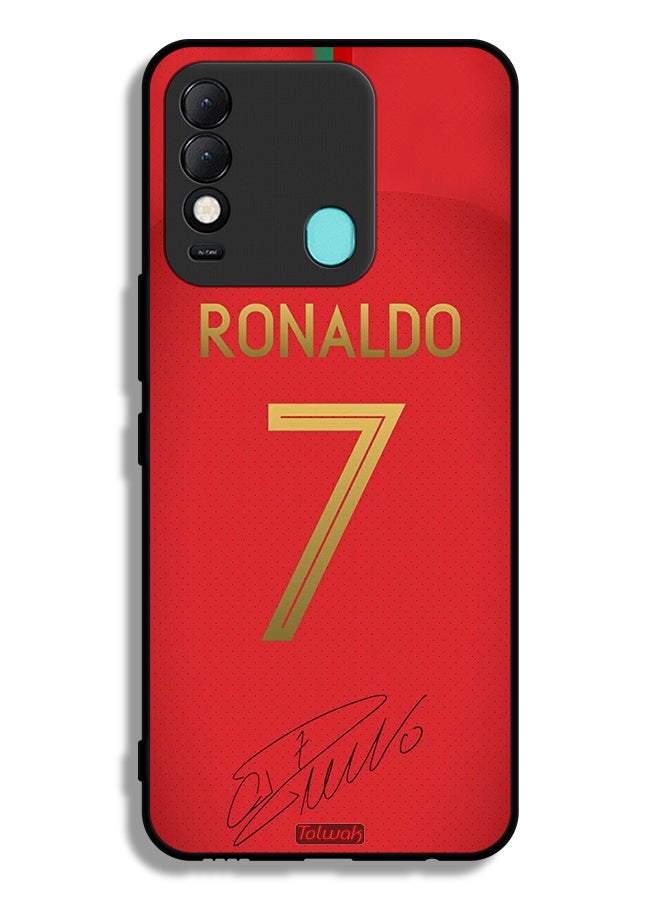 Tolwak Tecno Spark 8 Protective Case Cover Ronaldo 7 - Image 2