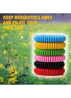 HY Mosquito Bracelets, 12 Pack , DEET Free, Natural and Waterproof Band  - Image 3