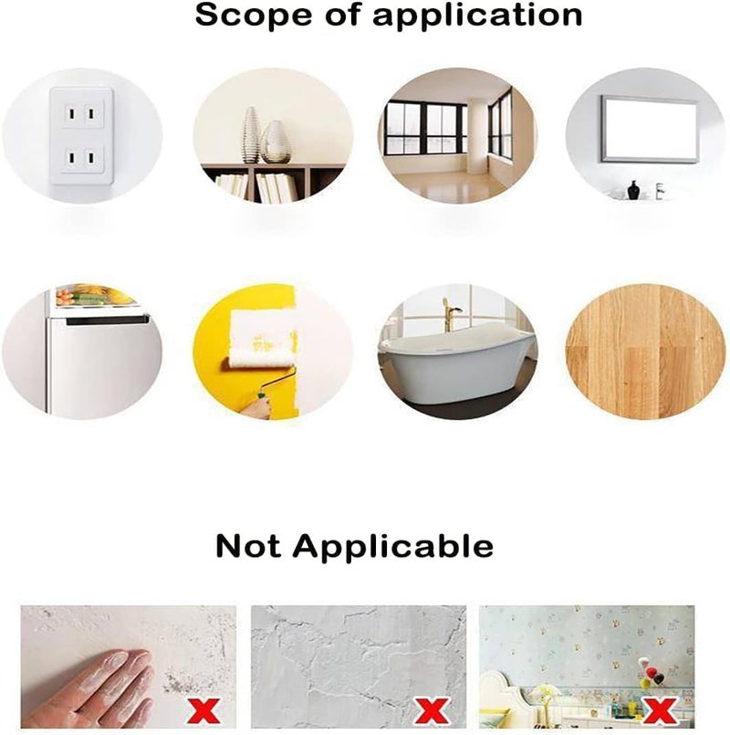 HUBTURE Tile Gap Foil Line Tape, Self-Adhesive Tile Seam Sticker, Waterproof Gap Sealing Foil Decor Tape for Wall, Cabinet, Bedroom, Living Room, Kitchen,1CM*50M (Black) - Image 5