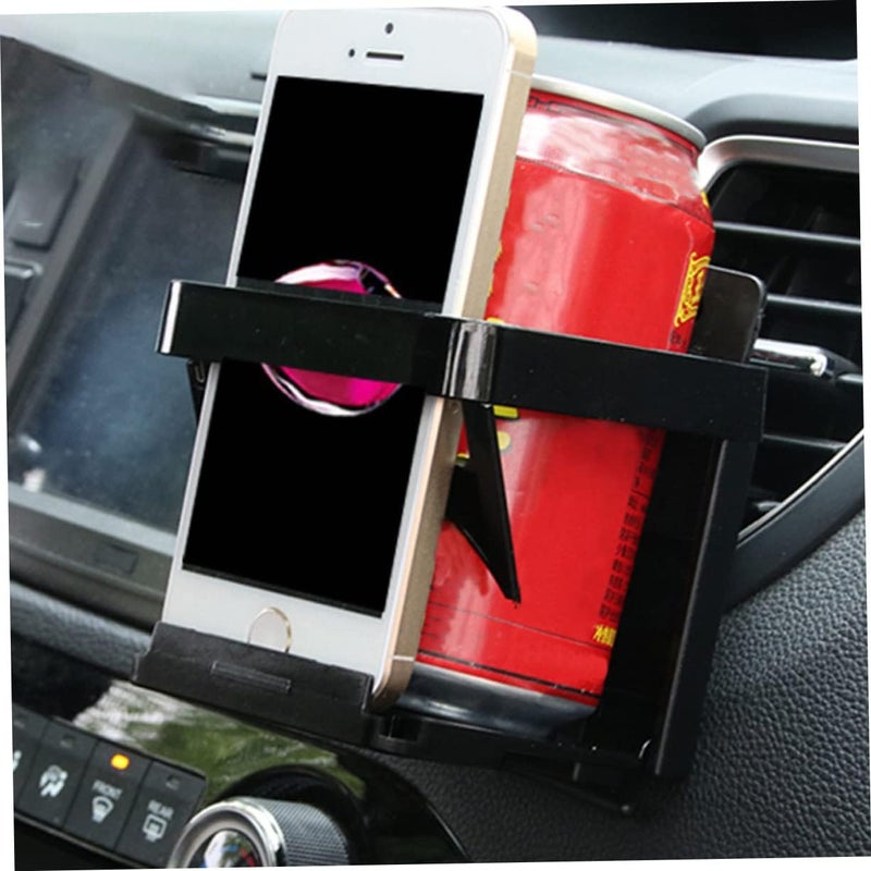 FAVOMOTO 3pcs Multifunctional Car Cup Holder Phone Holder Beverage Rack for Car Air Outlet Lightweight and Compact Design Ergonomic Installation for Storing Water Bottles - Image 3